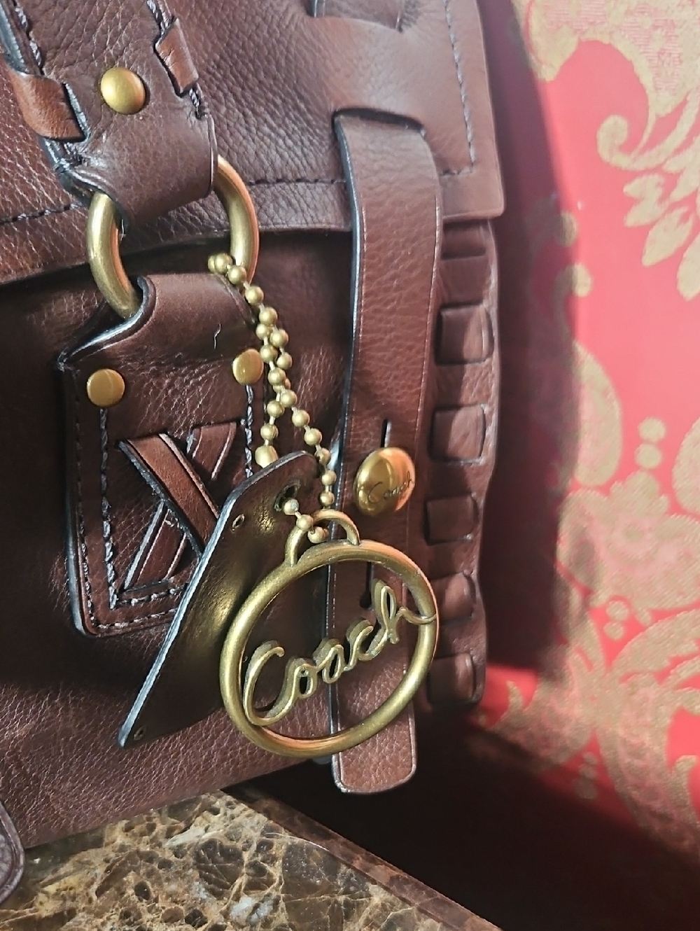 COACH LEGACY THOMPSON HANDBAG, RARE COACH LEGACY HANDBAG, Extra Large Coach - Picture 10 of 11